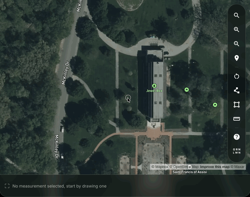 Draw rectangle on map